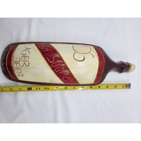 Red Stripe Beer Wooden Bar Sign - Picture 4 of 4